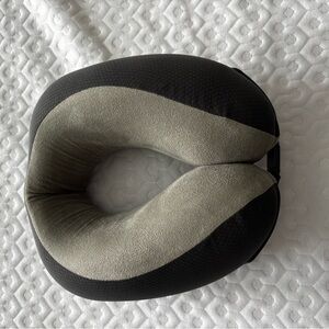 Black and Gray Travel Neck Pillow